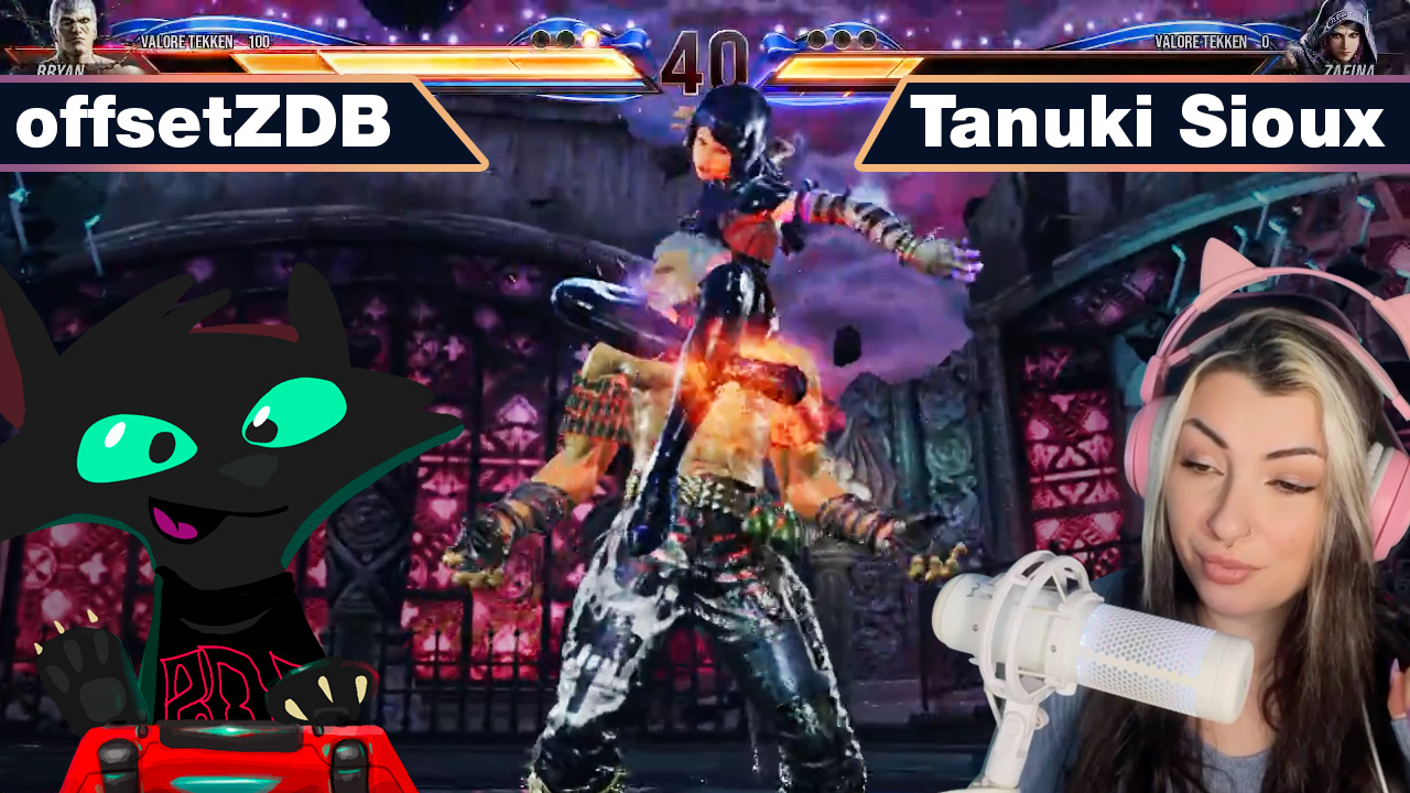 Tekken 8 gameplay: Tanuki Sioux VS Offset ZDB